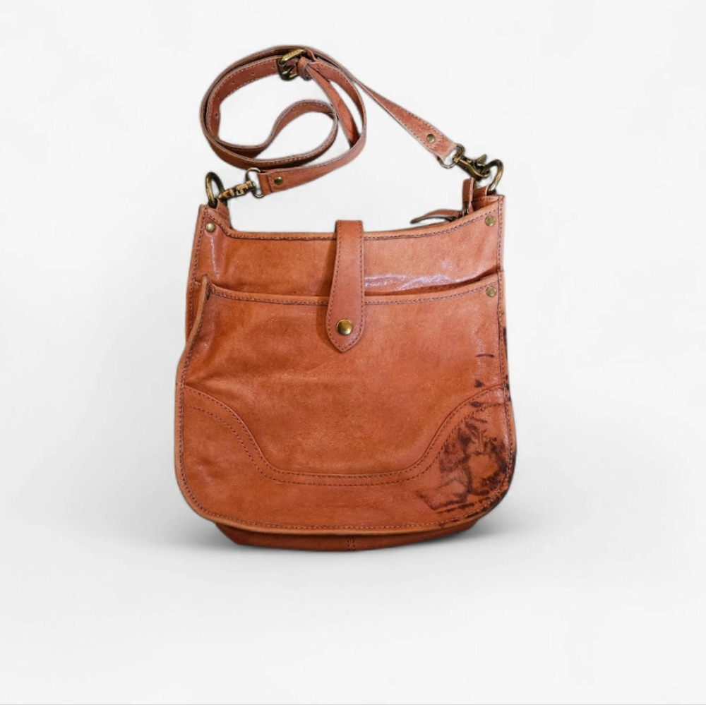Frye Madison Campus Leather Crossbody Bag